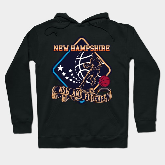 NEW HAMPSHIRE FOREVER | 2 SIDED Hoodie by VISUALUV